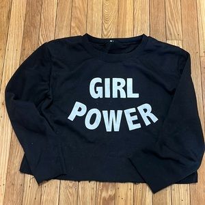 Cropped sweatshirt
